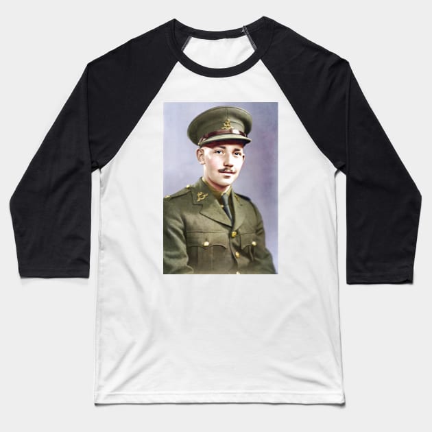 Young Captain Tom Moore Baseball T-Shirt by AndythephotoDr